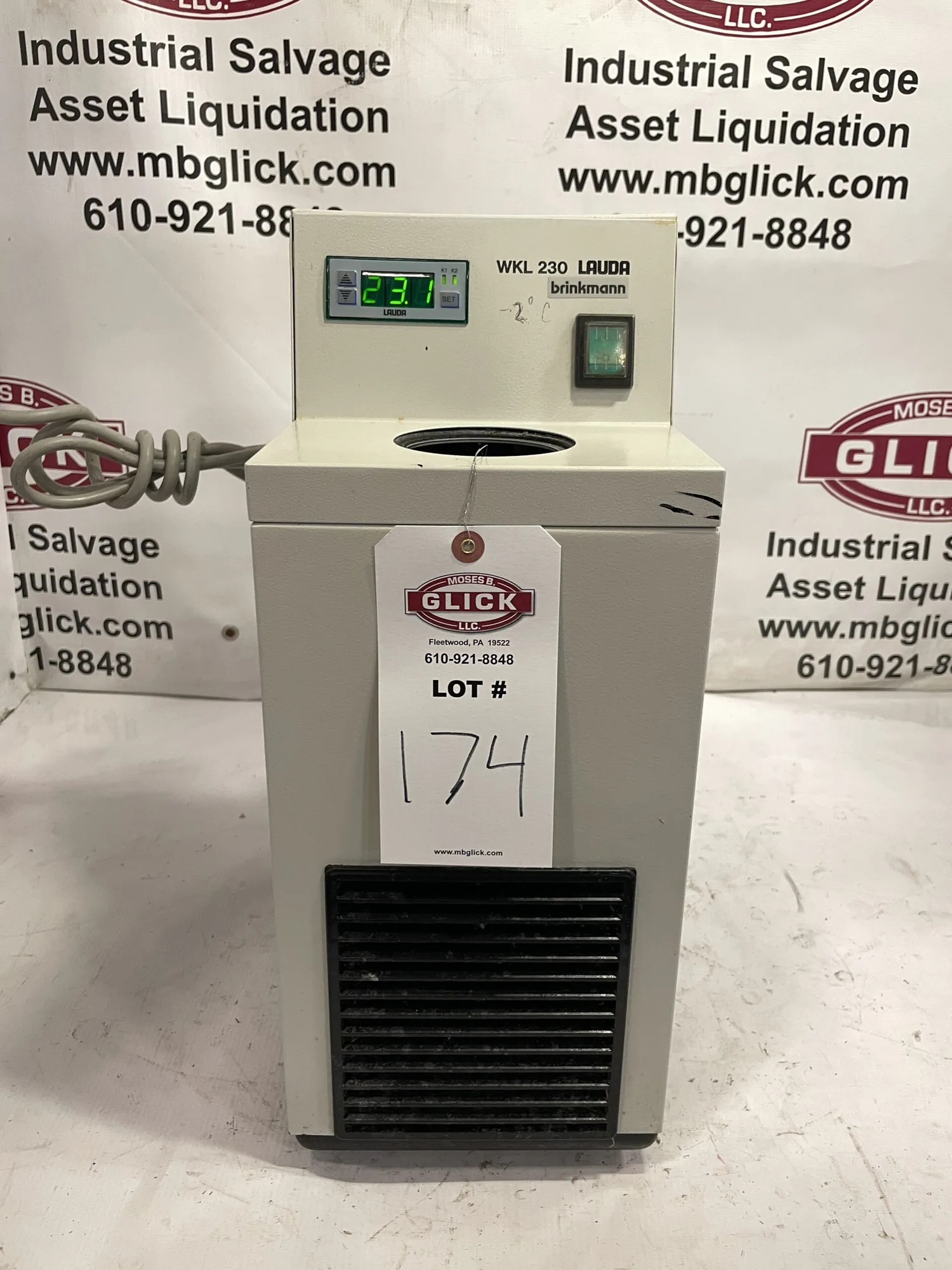 Lauda WKL 230 Water Cooled Chiller/Circulator −10 °C to +40 °C