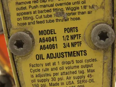 Master Pneumatic A64061 Lubricator 3/4" NPT Single Point Air Lot of 3