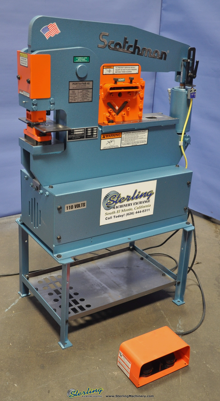 New | in-Stock SCOTCHMAN PORTA FAB 45 Ironworkers California US | Sterling Machinery Exchange #1465415