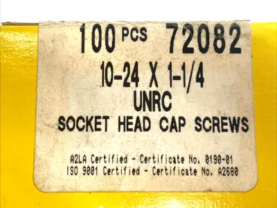 NEW HOLO-KROME SOCKET HEAD CAP SCREW 10-24 X 1-1/4 ALLOY STEEL