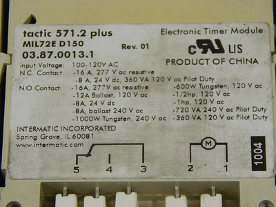 Used INTERMATIC _UNKNOWN_ Relays & Switches Texas US | OCO Industrial #1673951