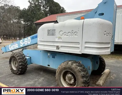 Used 2000 GENIE S60-3010 Telescopic Boom Lifts North Carolina US | Proxy Equipment #1385389
