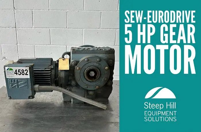 Sew-Eurodrive 5 HP Motor w/ Gear Reducer