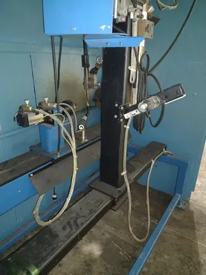 12" ITW WELDING AUTOMATION LATHE, WITH MILLER WELD CONTROLLER & MILLER XMT 304 SERIES ARC WELDER: YOBRO #24402
