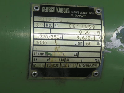 Used GEORGII KOBOLD _UNKNOWN_ A.C. Motors | OCO Industrial #1698901