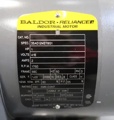 NEW BALDOR 35A012M378G1
