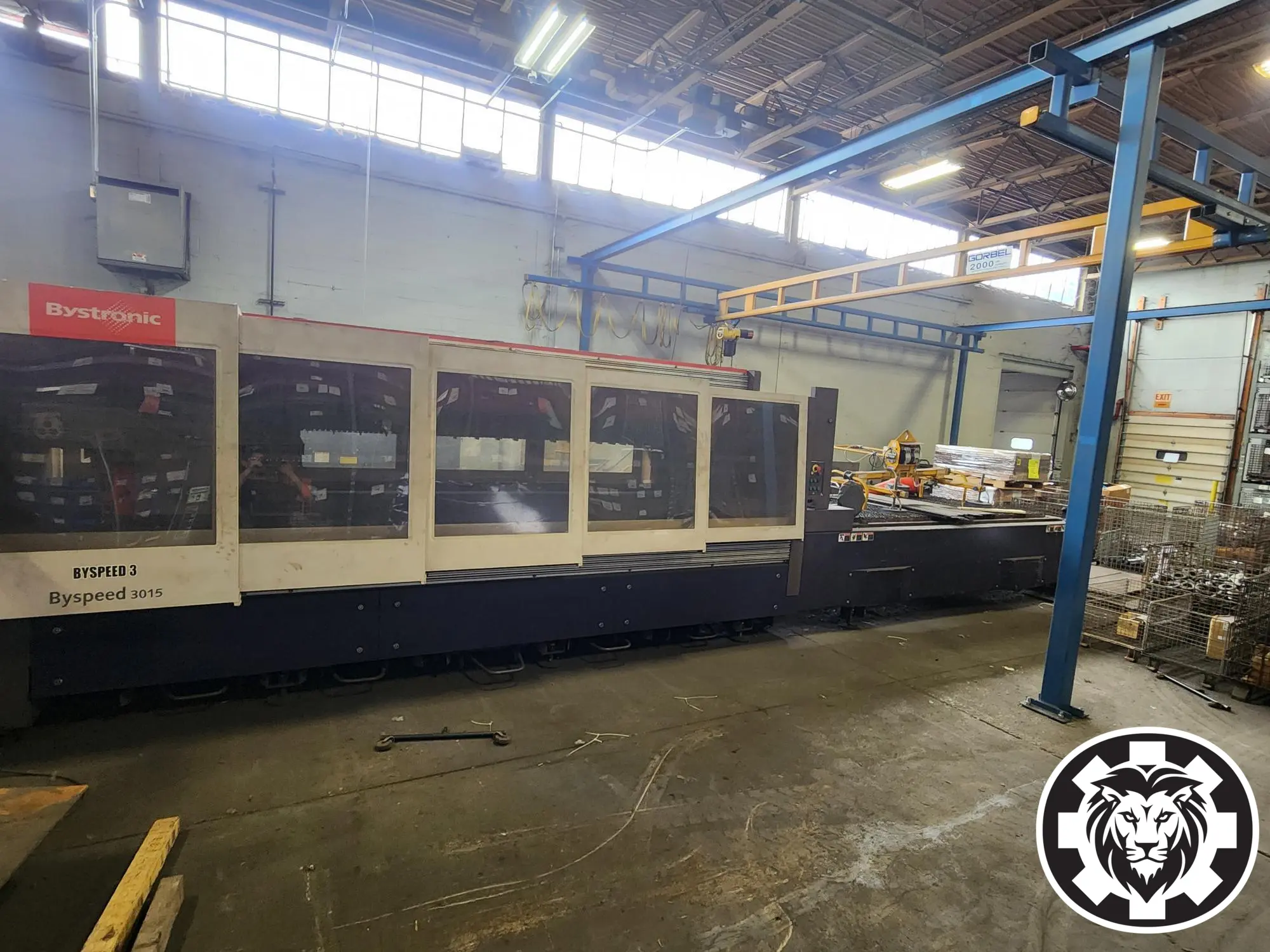 4400 Watt Bystronic BySpeed 3015 CO2 Laser, 2007 - Donaldson Torrit Dust Collector, Chiller, 5' x 10' Table