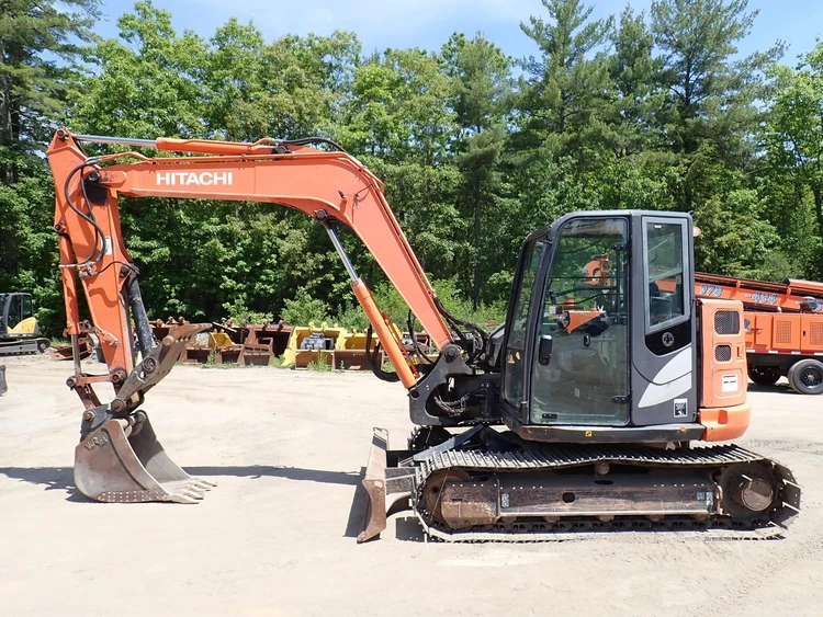 Used 2015 HITACHI ZX85USB-5N Crawler Excavators Massachusetts US | Brookside Equipment Sales #1422146