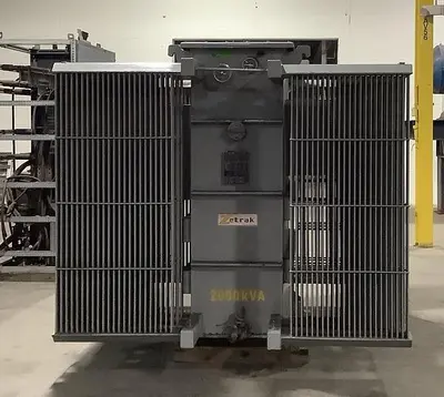 USED ZETRAK 2000 KVA INDUCTION FURNACE TRANSFORMER