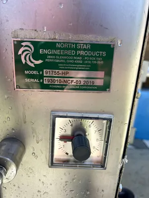 North Star 755 XP perforate basket centrifuge, 304SS.
