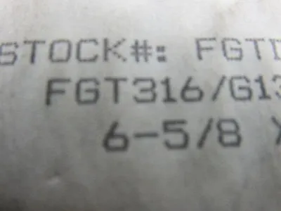 Durlon FGT316 150# 6" X 1/16" Flexible Graphite Flat Ring Gasket Lot Of 25