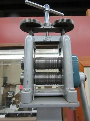 1179-155 Cavallin Wire Reduction Hand Operated Rolling Mill, Model # FC100/525