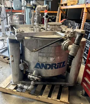 Andritz/Ketema 30 x 18 perforate basket centrifuge, Hastelloy.