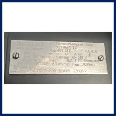 USED SIEMENS FT5071-0AF71-1-Z