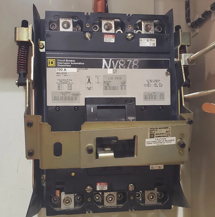 Used SQUARE D MHL36700 Circuit Breakers Alabama US | Transamerican Equipment Company #704557