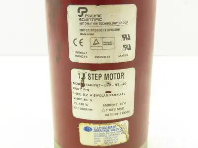 Pacific Scientific E34HCHT-LNR-NS-00 Stepper Motor 1.8° 180W 5.2A 65V 1500rpm