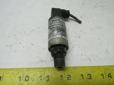 Barksdale Controls 806H4-20 Pressure Transducer 15-36 VDC Input 1-11 VDC Output