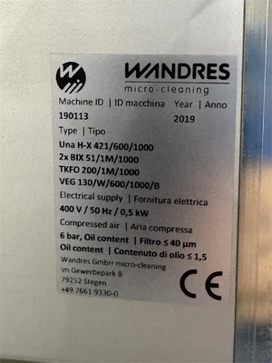 Used 2019 WANDRES IR-100/01/IX2 Miscellaneous Woodworking Equipment Florida US | MachineryMax #1468757