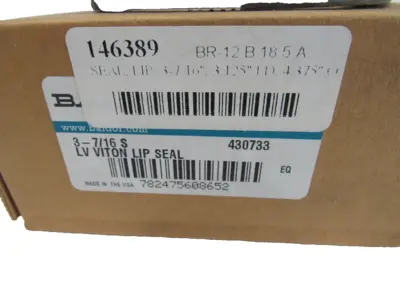 NEW BALDOR DODGE 430733 3-7/16 LV VITON LIP SEAL