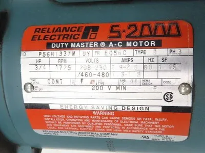 Hytrol 4AC-40-1-LH Conveyor Drive Gearmotor 40:1 Reducer .75Hp 230/460V 3PH 56C