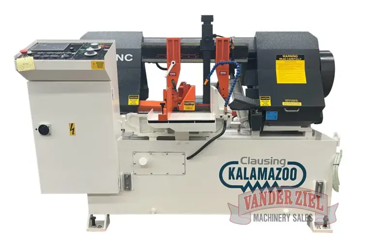 New | in-Stock CLAUSING KC12NC Horizontal Band Saws Michigan US | Vander Ziel Machinery Sales #482389