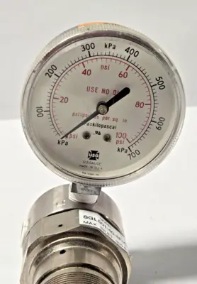 Airgas SGL501-40-4F-4F-00 Compressed Gas Regulator USG USA