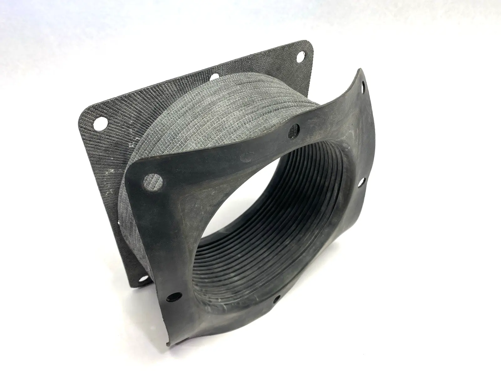 USED HOFFMAN NVENT FLEXIBLE FITTING FEED-THROUGH 8" X 8" 15810 NO HARDWARE