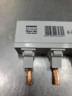 Siemens 5ST3 703-3HG 80A 1000VAC/DC Connector Block, 9.5" 4B-51
