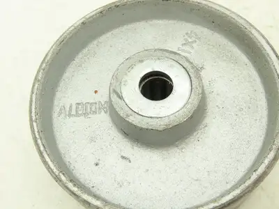 Albion 4x1.3" Cast Iron Steel Caster Wheel 4"Dia 1.3"Width 1/2"Bore  Lot of 4