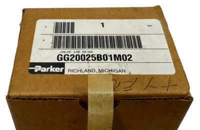 NEW PARKER GG20025B01M02 SOLENOID VALVE 120V 50/50HZ