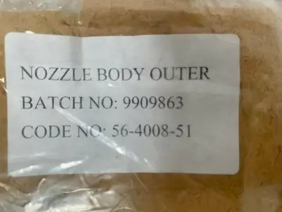 USED AMERSHAM BIOSCIENCES 56-4008-51 OUTER NOZZLE BODY END SCREW CAP