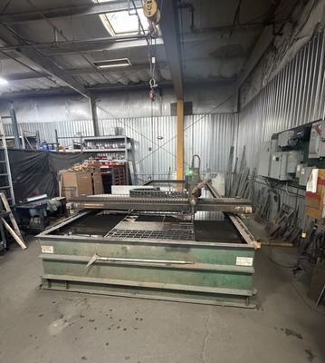 2013 CONTROLLED AUTOMATION CNC PLASMA CUTTING TABLE 10' X 27'