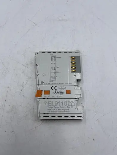Used BECKHOFF BECKHOFF EL9110 PLC Input & Output | ND Industrial Surplus #1214503