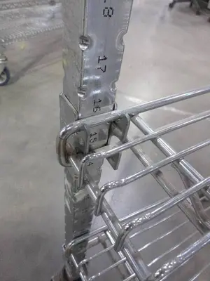 CARI ALL, METRO STYLE,  WIRE SHELVING ON WHEELS
