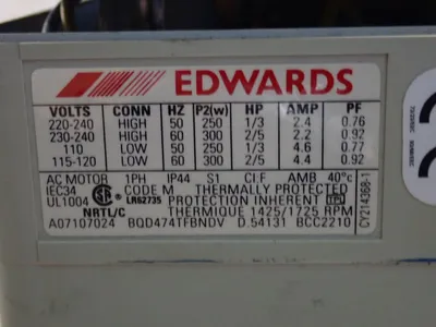 Used EDWARDS RV5 Pumps Ohio US | HGR 24 #927685