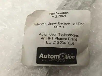 NEW AUTOMATION TECHNOLOGIES ADAPTER, UPPER ESCAPEMENT