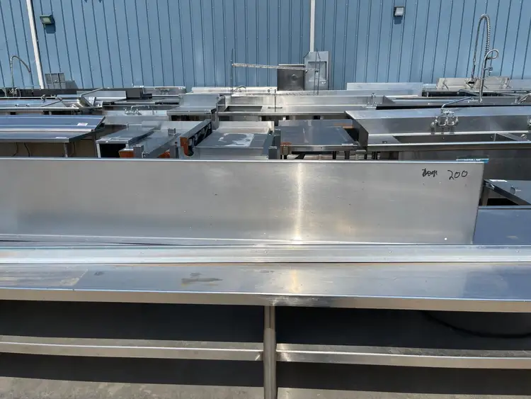 Used Falcon Restaurant Supply Used 84" Stainless Steel Shelf - SS237 Racks/Shelving Illinois US | Falcon Restaurant Supply #1376015