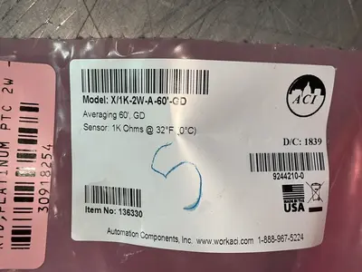 Used AUTOMATION COMPONENTS INC. X/1K2WA60GD Sensors Ohio US | HGR 24 #1515809