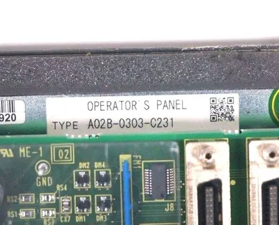 USED FANUC A02B-0303-C231 OPERATOR PANEL A20B-8002-0260