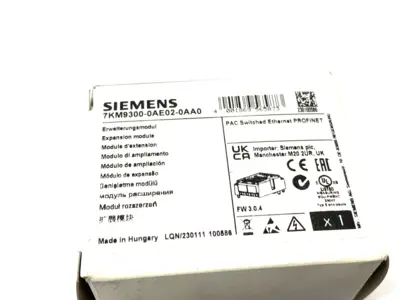USED SIEMENS EXPANSION MODULE, PAC SWITCHED ETHERNET PROFINET