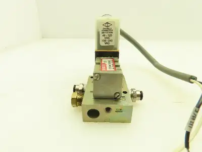 Numatics 031SA4152000030 Pneumatic Solenoid Spool Valve 5/2 5 Port 1/8" NPT 120V