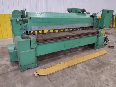 8' X 1/4" WYSONG MODEL #825 MECHANICAL POWER SQUARING SHEAR: STOCK #23635