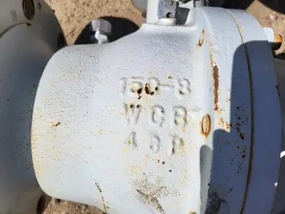 8" Class 150 Ball Valve w/ Gear Operator