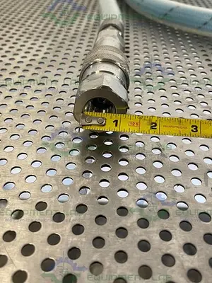 USED 103"  FLEXIBLE HOSE W/ PARKER FS-50-8FP HYDRAULIC QUICK CONNECT HOSE COUPLING