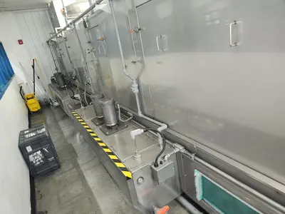 USED 2013 SYSTEM TECHNOLOGIES 2-STAGE INLINE PARTS WASHER
