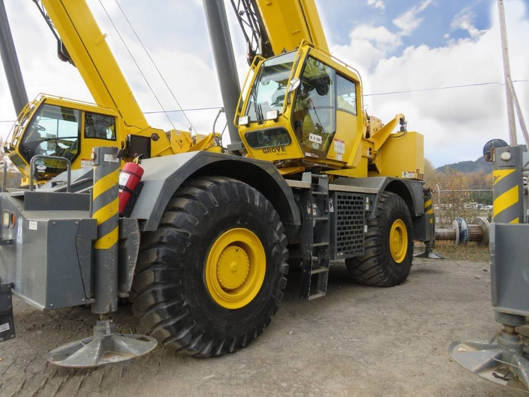 Used 2012 GROVE RT 890 E Rough Terrain Cranes Connecticut US | Quality Cranes & Equipment #1485677