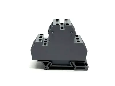 EURO D4-2 | Morsettitalia  Two Stage Feed-Through Terminal Block 43550 LOT OF 5 - Used