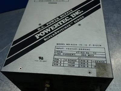 Used POWERTEC INC 9J247013PS1317A AC/DC Power Supplies Ohio US | HGR 24 #1070195