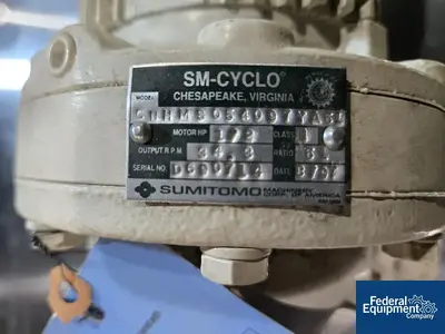 Unknown .5 hp SM-Cyclo Electric Motor with Gearbox