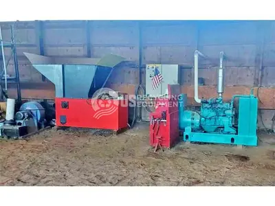 Used 2001 WEIMA WLK 4S SINGLE ROTER SHREDDER WITH GENERATOR Shredders Ohio US | US Recycling Equipment #1465921